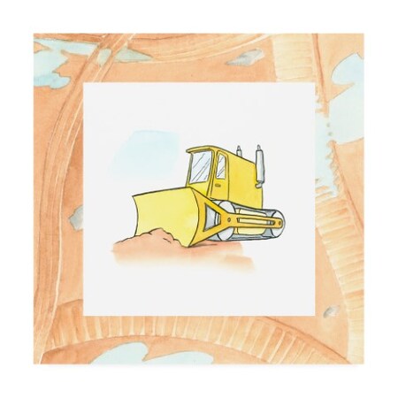 Charles Swinford 'Charlies Bulldozer Childrens Art' Canvas Art,24x24